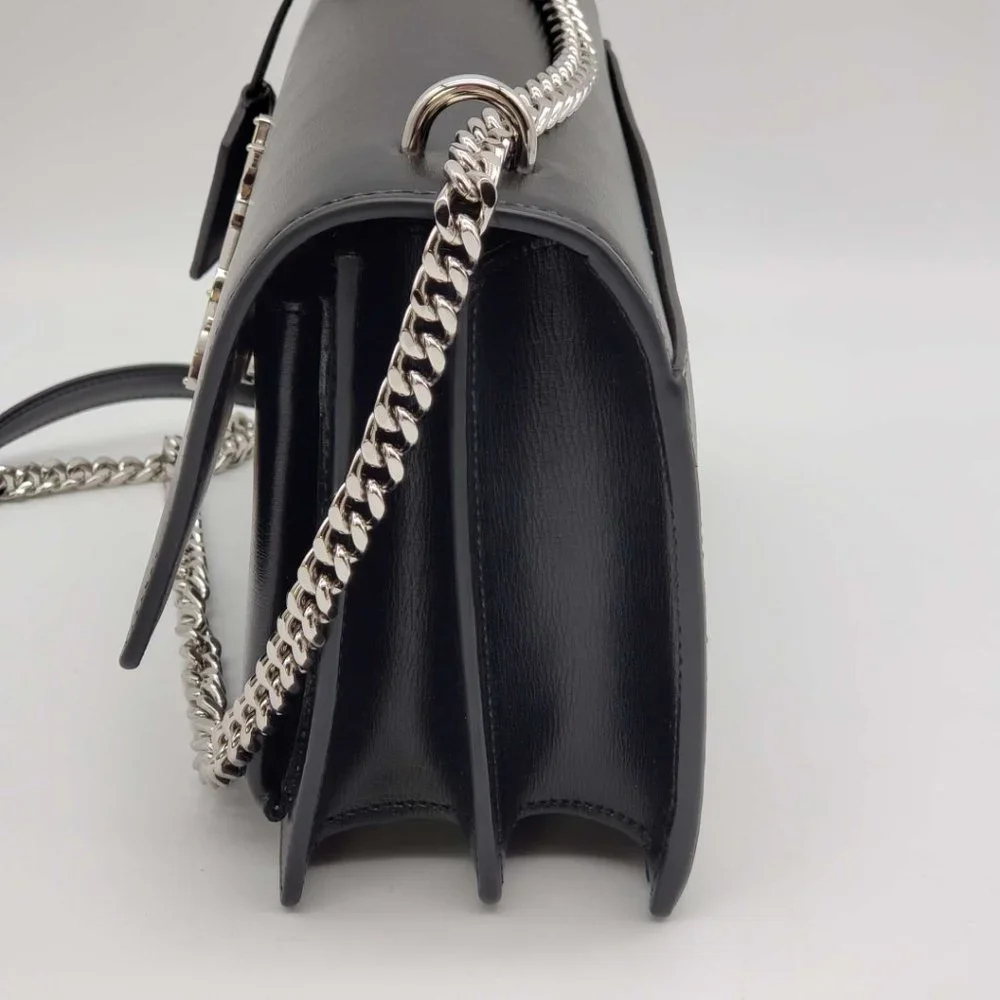 100% Authentic YSL Yves Saint Laurent Sunset Medium Leather Shoulder Bag - Picture 4 of 16